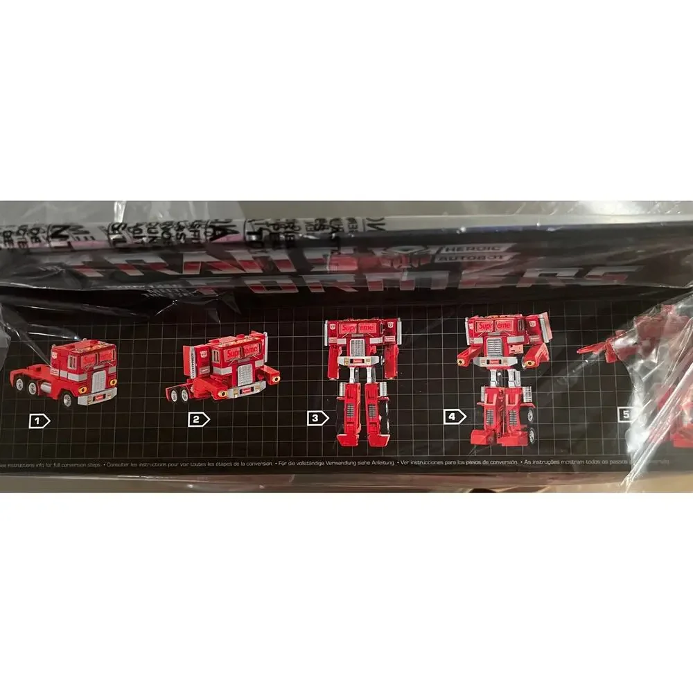 Supreme x Transformers G1 Optimus Prime Figure FW22 Factory Sealed New